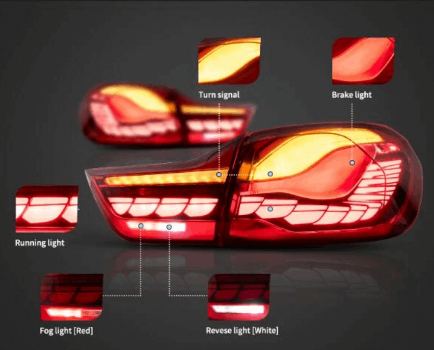 BMW 4 Series F32, F33, F36, F82, F83 | GTS STYLE LED TAILLIGHTS - Image 3