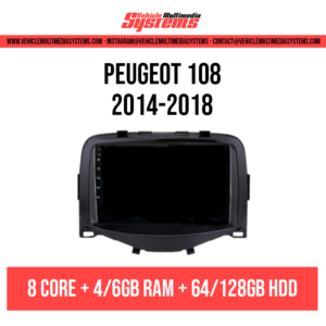Peugeot 108 | 2014-2018 | Android Screen