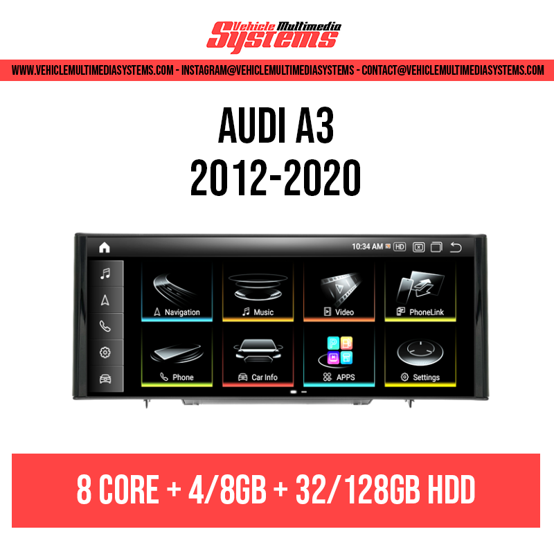 Audi A3 | 2012-2020 | Android Screen