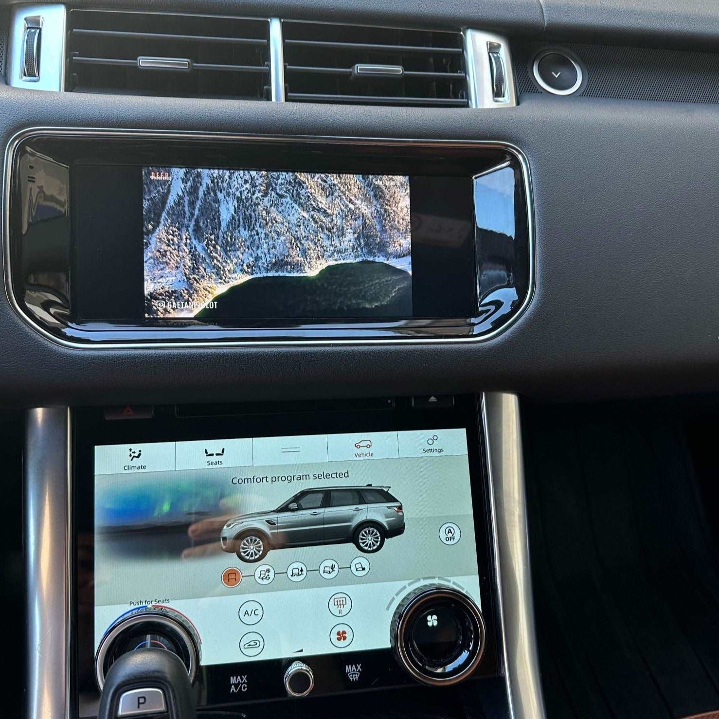 Range Rover Sport | 2013-2017 | Android Screen + AC Panel - Image 3