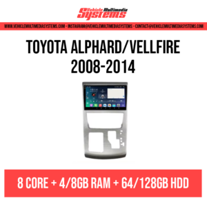 Toyota Alphard/Vellfire | 2008-2014 | Android Screen