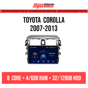 Toyota Corolla | 2007-2013 | Android Screen