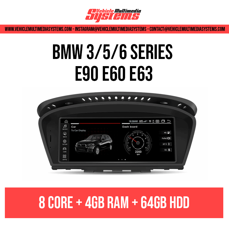 BMW 3 Series 5 Series 6 Series | E90 E91 E92 E93 E60 E61 E63 | Android Screen