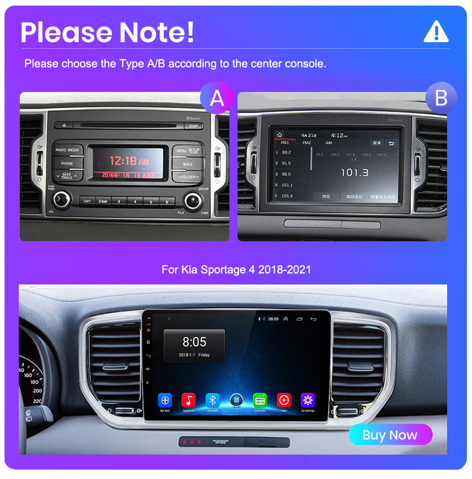 Kia Sportage 4 | 2016-2018 | Android Screen - Image 2