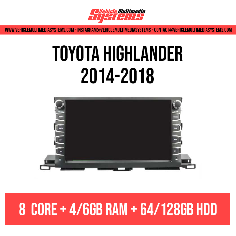 Toyota Highlander | 2014-2018 | Android Screen