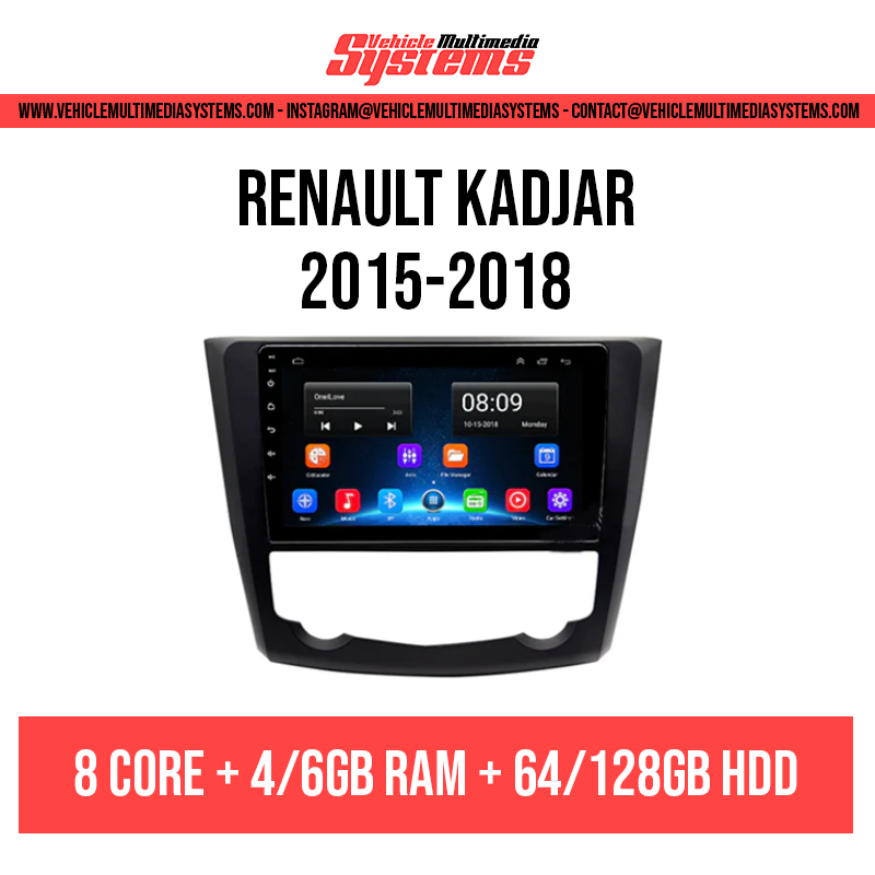 Renault Kadjar | 2015-2018 | Android Screen