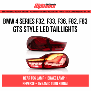 BMW 4 Series F32, F33, F36, F82, F83 | GTS STYLE LED TAILLIGHTS