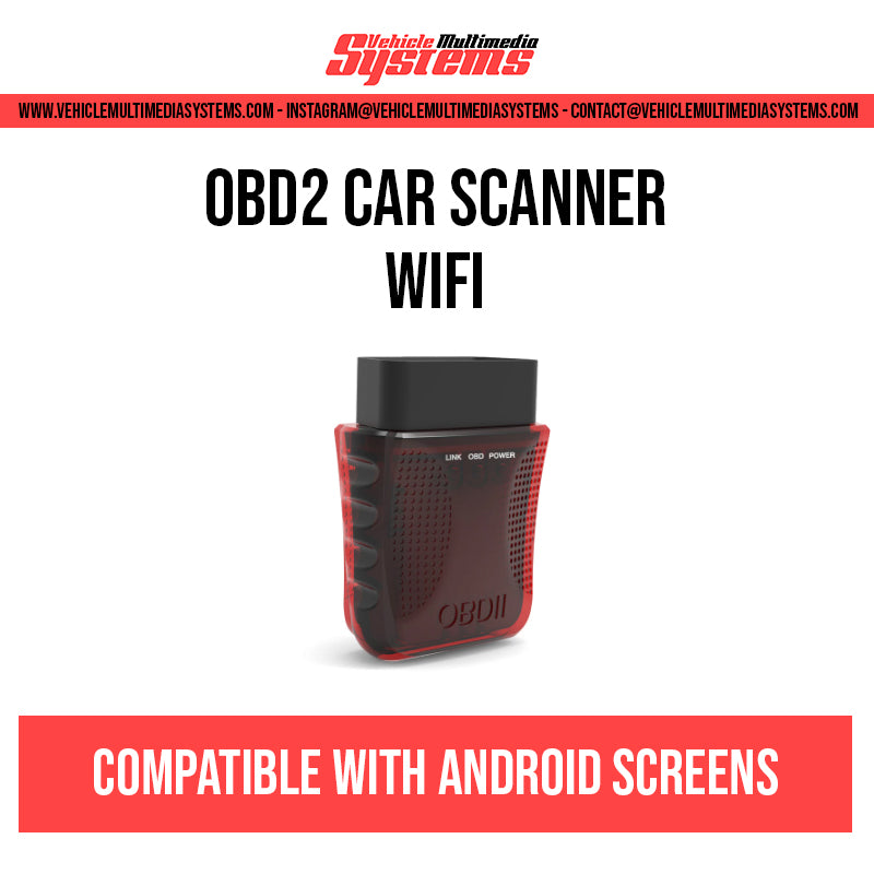 OBD2 Car Scanner | Wi-Fi | Compatible with Android Screens