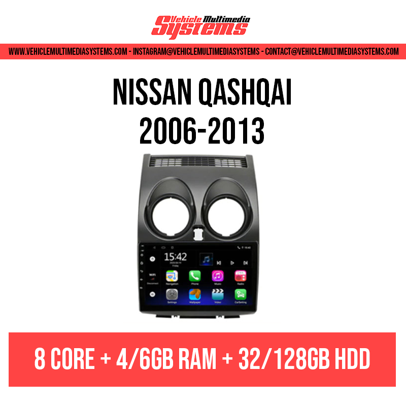 Nissan Qashqai | 2006-2013 | Android Screen
