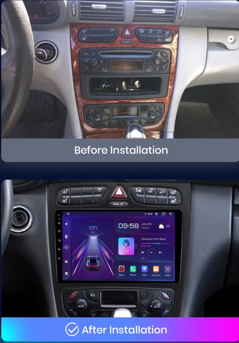 Mercedes-Benz CLK-Class | 2002-2005 | Android Screen - Image 3
