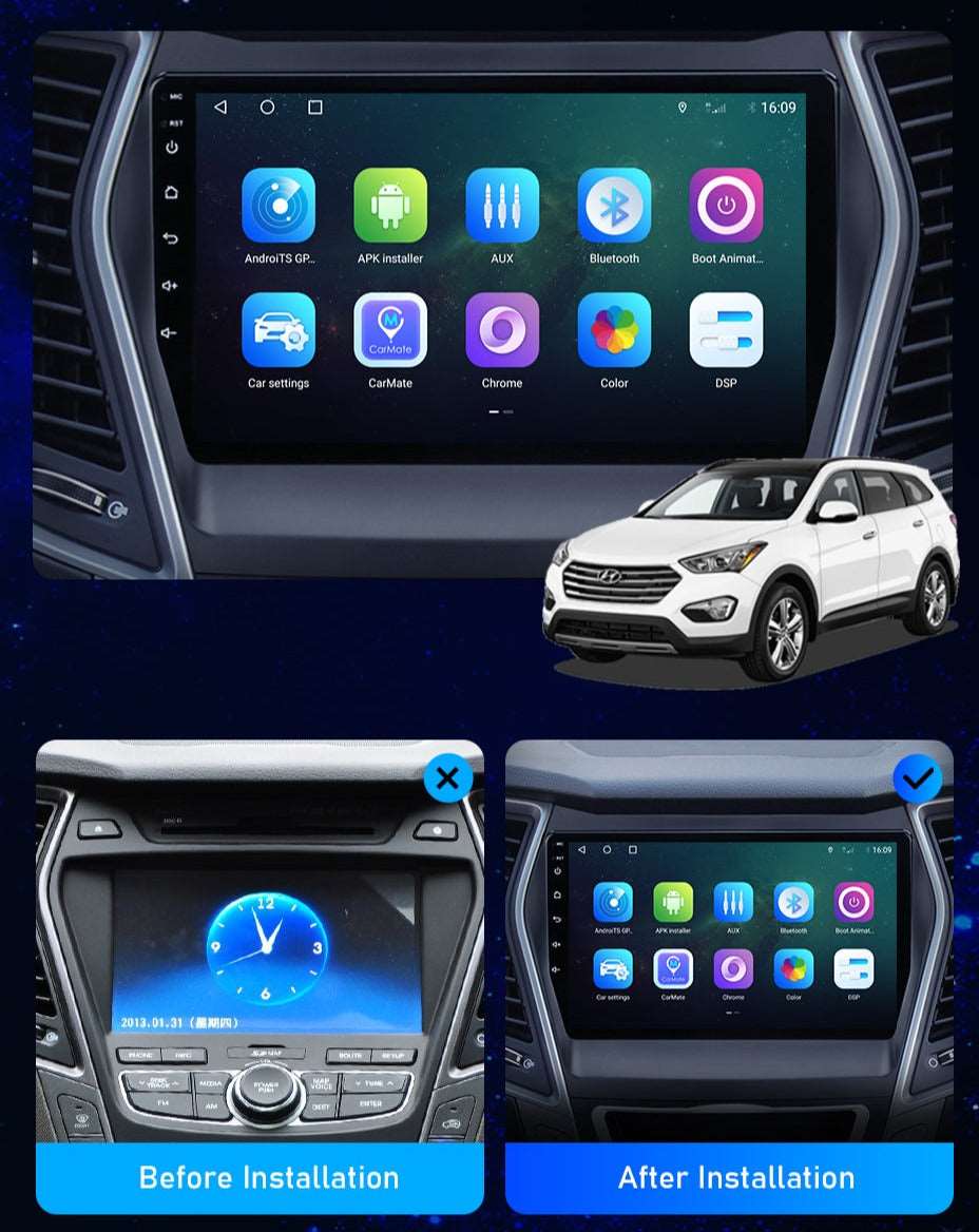 Hyundai Santa Fe | 2013-2017 | Android Screen - Image 4