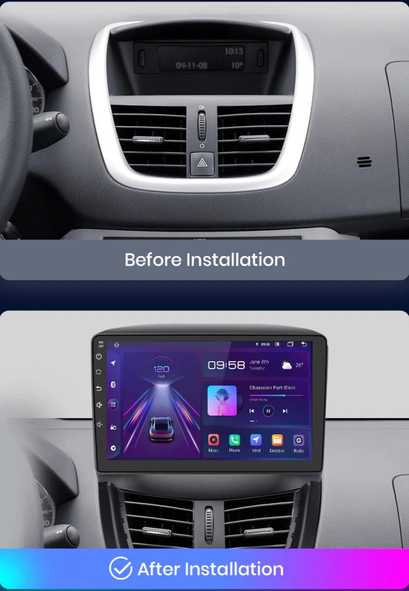 Peugeot 207 | 2006-2012 | Android Screen - Image 4