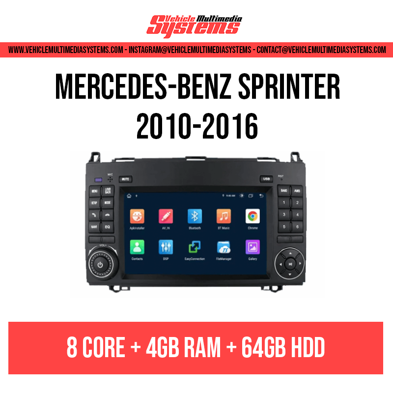 Mercedes Sprinter Van | 2010-2016 | Android Screen