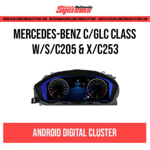Mercedes Benz C/GLC Class | W/S/C205 & X/C253 | Digital Cluster