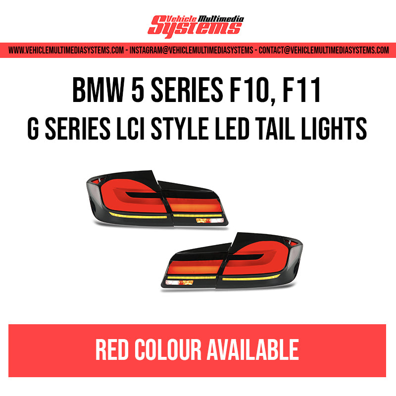 BMW 5 Series | F10 F18 | G SERIES OEM LCI STYLE LED TAILLIGHTS