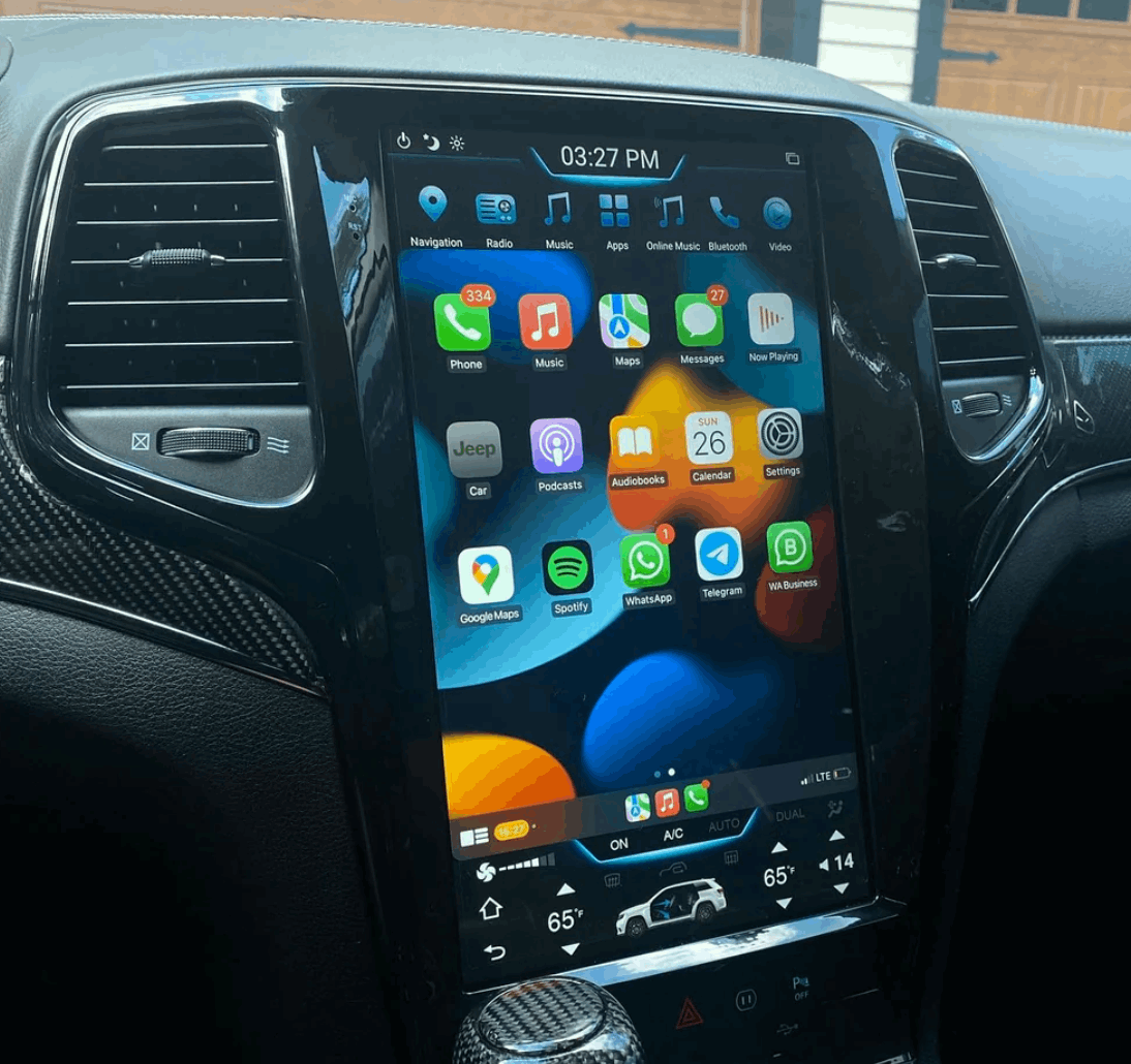 Jeep Grand Cherokee | 2014-2021 | Android Screen | Tesla Style - Image 2