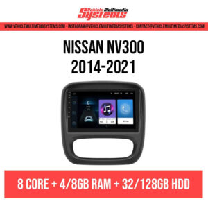 Nissan NV300 | 2014-2021 | Android Screen