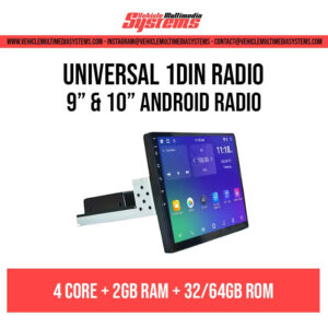 Universal 1 DIN Radio | 9" & 10" Android Radio